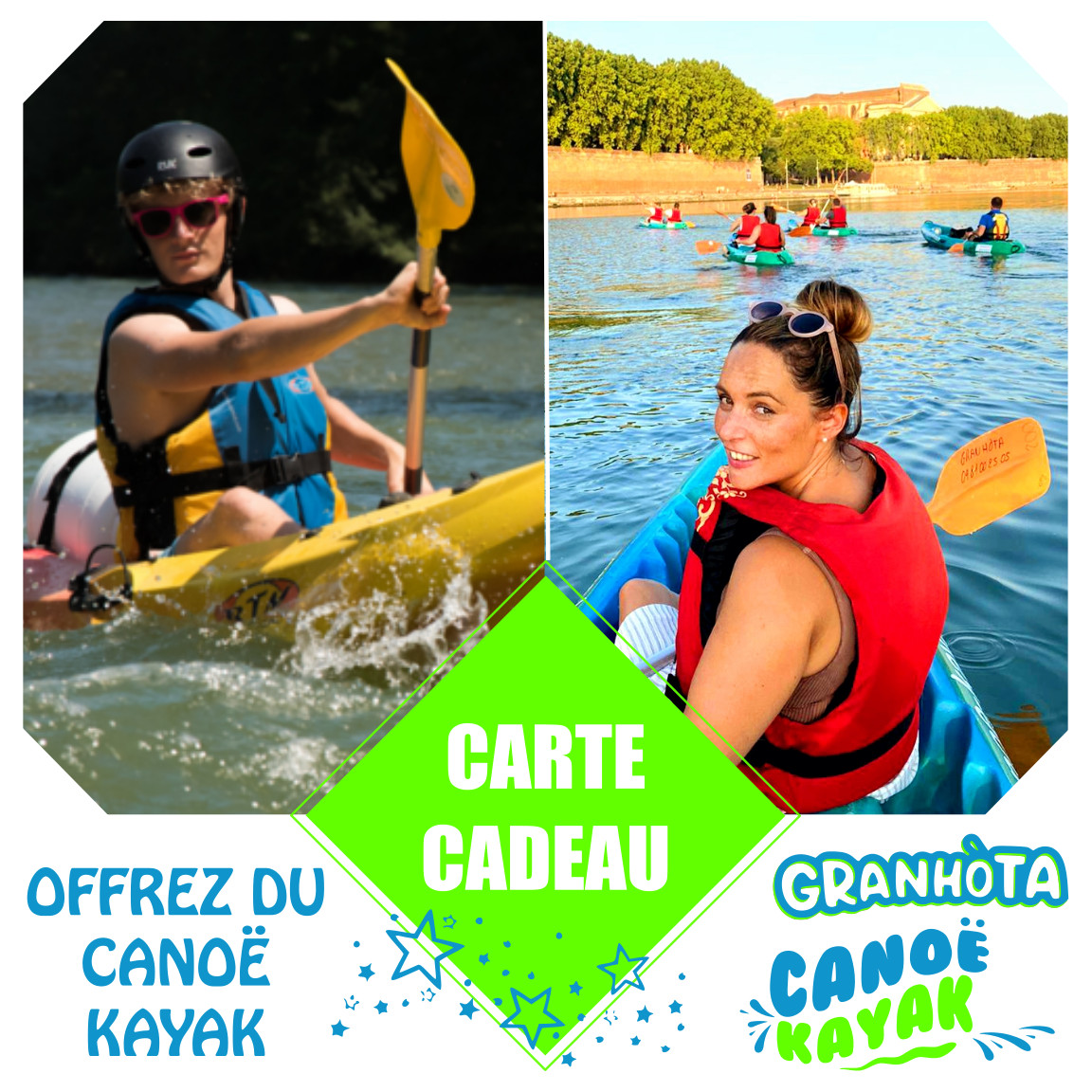 carte cadeau canoe kayak